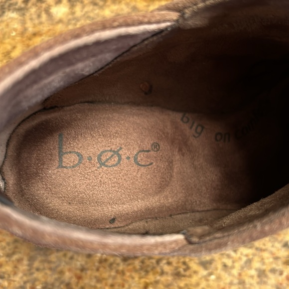Born b o c botties size 6 medium brown Suede upper worn once - Picture 6 of 9